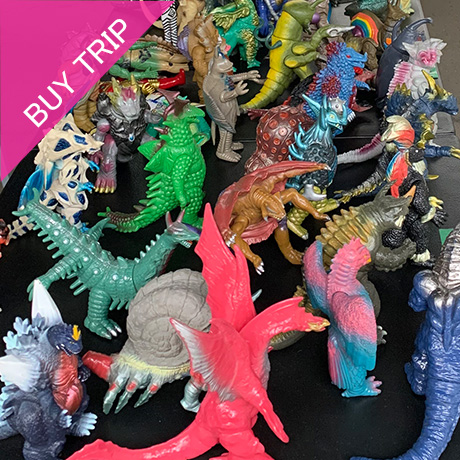 ウルトラマン怪獣のソフビの写真